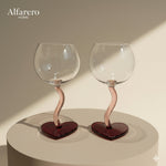 2 Copas con base de corazón