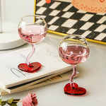 2 Copas con base de corazón
